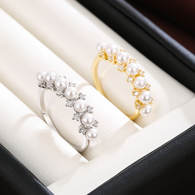Geometric Zirconia Women's Ring
